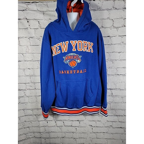 Youth Size New York Knicks UNK Pullover Hoodie Size Large - Picture 1 of 5